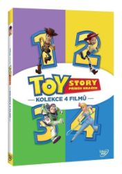 Toy Story: Příběh hraček kolekce 1.-4. 4DVD - Animované Toy Story: Příběh hraček kolekce 1.-4. 4DVD