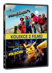 Minecraft film + Pokémon: Detektiv Pikachu kolekce 2 filmů 2DVD Minecraft film + Pokémon: Detektiv Pikachu kolekce 2 filmů 2DVD