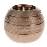 Keramický svícen - měděný 8,5 cm - Home deco Keramický svícen - měděný 8,5 cm