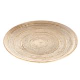 Keramický tác - zlatý 25,5 cm - Home deco Keramický tác - zlatý 25,5 cm