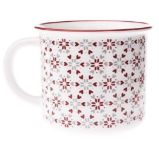Hrnek porcelánový - norský vzor 370 ml - Home deco Hrnek porcelánový - norský vzor 370 ml