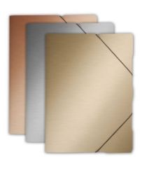Sloha s gumou A4 PP Metallic měděná - Archivace, boxy a pořadače Sloha s gumou A4 PP Metallic měděná