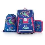 Oxybag Set 3dílný PREMIUM Kolibřík - Školní aktovky pro 1. stupeň Oxybag Set 3dílný PREMIUM Kolibřík