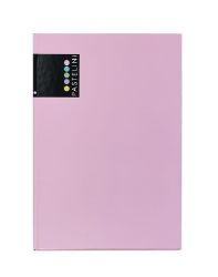 Záznamní kniha A5/96 listů PASTELINI růžová lamino mat Záznamní kniha A5/96 listů PASTELINI růžová lamino mat