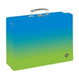 Kufřík lamino hranatý A4 Oxy Ombre - blue-green - Kufříky Kufřík lamino hranatý A4 Oxy Ombre - blue-green
