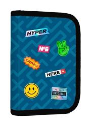 Penál 1 p. 2 chlopně, prázdný OXY GO Stickers