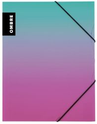 Sloha s gumou A4 PP OMBRE růžová - Archivace, boxy a pořadače Sloha s gumou A4 PP OMBRE růžová