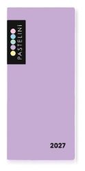 Diář PVC týdenní 2027 PASTELINI fialová