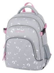 Studentský batoh OXY SCOOLER Grey Geometric - Pro větší děti a studentské Studentský batoh OXY SCOOLER Grey Geometric