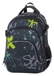 Studentský batoh OXY SCOOLER Grafitti Blue
