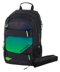 Studentský batoh + etue OXY SPORT Ombre boy - Pro větší děti a studentské Studentský batoh + etue OXY SPORT Ombre boy