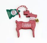 Vánoční dekorace červený sob IVANA - Home deco Vánoční dekorace červený sob IVANA