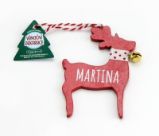 Vánoční dekorace červený sob MARTINA - Home deco Vánoční dekorace červený sob MARTINA