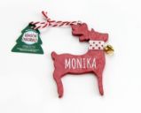 Vánoční dekorace červený sob MONIKA - Home deco Vánoční dekorace červený sob MONIKA