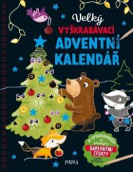 Velký vyškrabávací adventní kalendář - Adventní kalendáře pro děti Velký vyškrabávací adventní kalendář