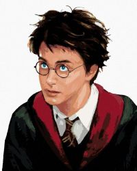 Malování podle čísel 40 x 50 cm Harry Potter - Harry portrét - Kreativní sady a materiály Malování podle čísel 40 x 50 cm Harry Potter - Harry portrét