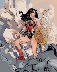 Malování podle čísel 40 x 50 cm Wonder Woman - A ZRÚCANINA - Kreativní sady a materiály Malování podle čísel 40 x 50 cm Wonder Woman - A ZRÚCANINA