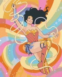 Malování podle čísel 40 x 50 cm Wonder Woman - DÚHOVÁ - Kreativní sady a materiály Malování podle čísel 40 x 50 cm Wonder Woman - DÚHOVÁ
