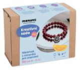 Manumi kreativní sada na výrobu náramku z minerálů se znamením zvěrokruhu Štír - Kreativní sady a materiály Kreativní sada na výrobu náramku z minerálů se znamením zvěrokruhu Štír
