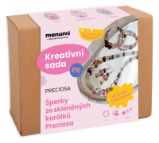 Manumi kreativní sada na výrobu šperků ze skleněných korálků Preciosa