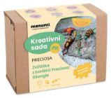Manumi kreativní sada na výrobu zvířátek z korálků PRECIOSA s motivy džungle Manumi kreativní sada na výrobu zvířátek z korálků PRECIOSA s motivy džungle
