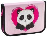 Školní penál jednopatrový Panda Love - Penály, etue a pouzdra Školní penál jednopatrový Panda Love