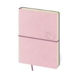 Zápisník Flexio Light Rose tečkovaný L - Tečkované diáře Zápisník Flexio Light Rose tečkovaný L
