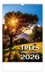 Kalendář nástěnný 2026 - Trees/Bäume/Stromy - Nástěnné kalendáře Stromy 2026 - nástěnný kalendář