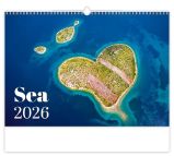 Kalendář nástěnný 2026 - Sea - Nástěnné kalendáře Sea 2026 - nástěnný kalendář