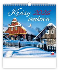 Kalendář nástěnný 2026 - Krásy venkova - Nástěnné kalendáře Krásy venkova 2026 - nástěnný kalendář