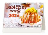 Kalendář stolní 2026 - Babiččiny recepty Kalendář stolní 2026 - Babiččiny recepty