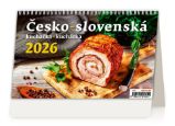 Kalendář stolní 2026 - Česko-slovenská kuchařka/kuchárka - Stolní kalendáře Česko-slovenská kuchařka 2026 - stolní kalendář