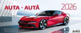 Kalendář stolní 2026 - Auta/Autá - Stolní kalendáře Plánovací kalendář Auta 2026 - stolní kalendář