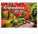 Kalendář nástěnný 2026 - Gardens - Nástěnné kalendáře Gardens 2026 - nástěnný kalendář