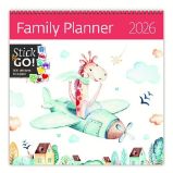Kalendář nástěnný plánovací 2026 - Family Planner Kalendář nástěnný plánovací 2026 - Family Planner