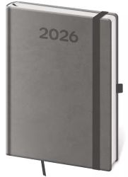Diář 2026 denní A5 Print Pop - šedá Diář 2026 denní A5 Print Pop - šedá
