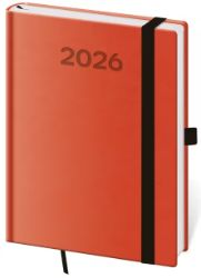 Diář 2026 denní B6 Print Pop - oranžová