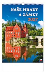 Kalendář nástěnný 2027 - Naše hrady a zámky