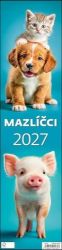 Mazlíčci vázanka 2027 - nástěnný kalendář