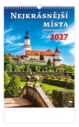 Nejkrásnější místa České republiky 2027 - nástěnný kalendář