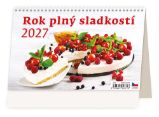 Kalendář stolní 2027 - Rok plný sladkostí - Stolní kalendáře Rok plný sladkostí 2027 - stolní kalendář