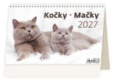 Kalendář stolní 2027 - Kočky