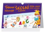 Týdenní ŠKOLNÍ plánovací kalednář 2026/27 - Kalendáře a diáře Týdenní ŠKOLNÍ plánovací kalednář 2026/27