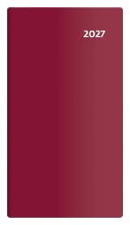 Diář 2027 kapesní - Torino čtrnáctidenní - bordó