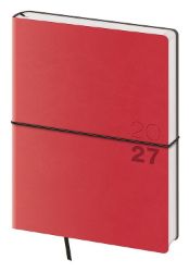 Diář 2027 týdenní B6 Flexio - červená Diář 2027 týdenní B6 Flexio - červená