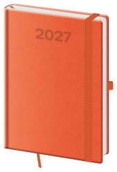 Denní diář 2027 A5 Print Pop oranžový