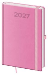 Týdenní diář 2027 A5 Print Pop růžový