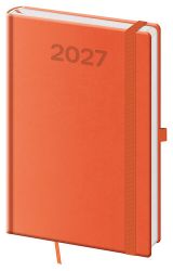 Týdenní diář 2027 A5 Print Pop oranžový