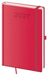 Týdenní diář 2027 A5 Print Pop malinový