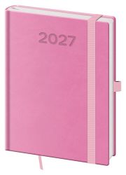 Diář 2027 denní B6 Print Pop - růžová